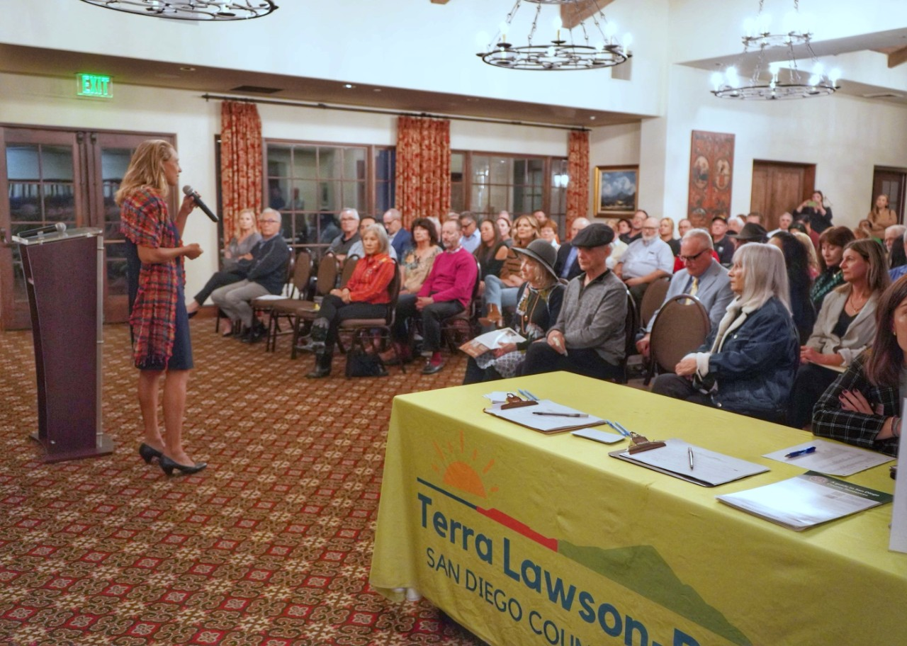 Rancho Santa Fe Community Joins Supervisor Terra Lawson-Remer for Meet and Greet