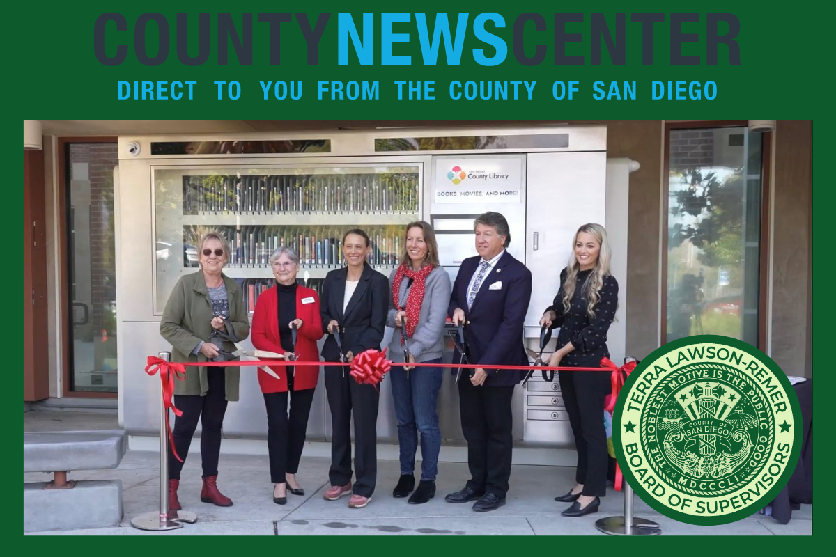 New 24/7 Library Kiosk Opens in Encinitas